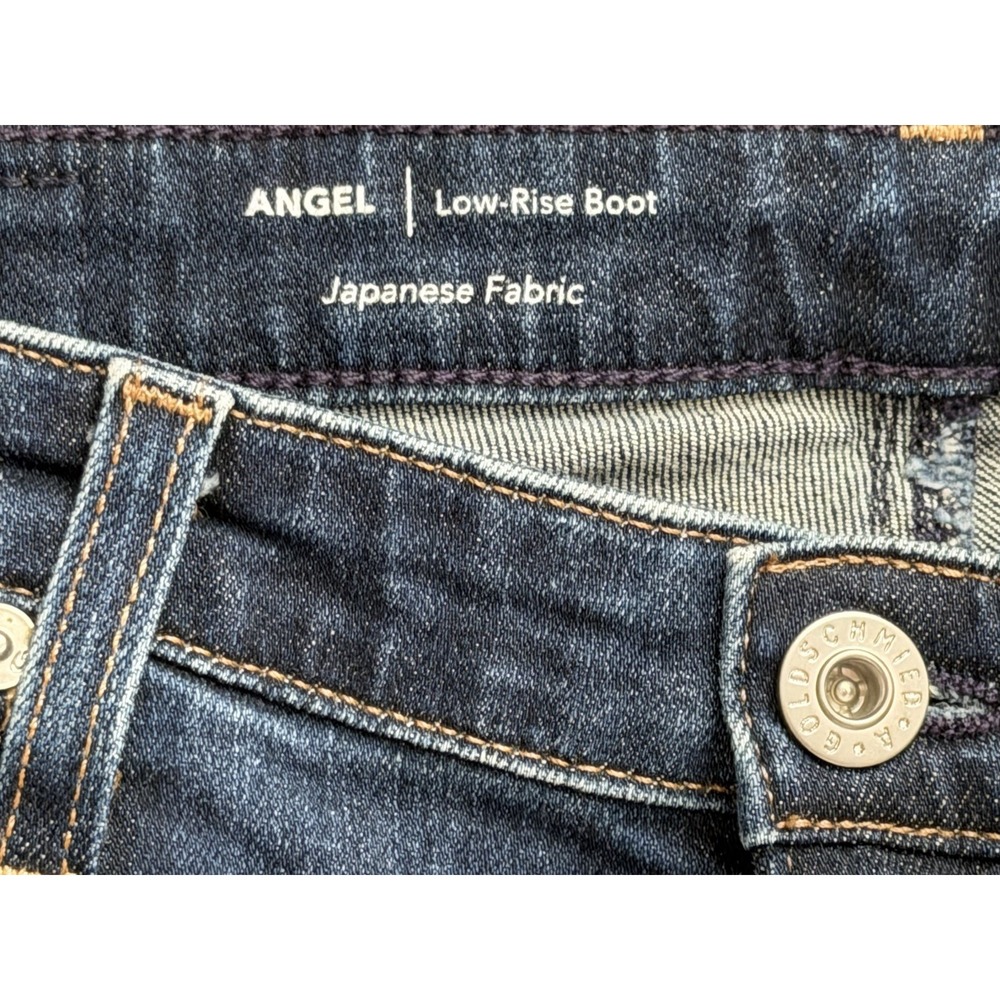 AG Angel Low Rise Boot Jeans Womens 28 Blue Stretch Japanese Fabric - Picture 10 of 14